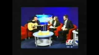 Doug Allen Nash Johnny Cash Tribute artist KMVT TV interview [upl. by Alehcim]