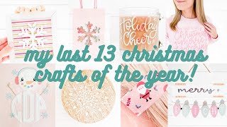 🎉 2021 Craft Finale My Last 13 Christmas Crafts Of The Year Last Minute Christmas Crafts 🎉 [upl. by Lumbard159]