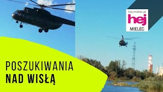 hejmielecpl TV Śmigłowiec MI8 w akcji poszukiwań nad Wisłą [upl. by Euqinot]