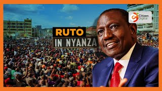 President Ruto kicks off his 4day Luo Nyanza Tour [upl. by Nekal]