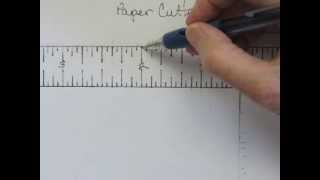 How to Read 16ths of an Inch on Rulers and Paper Cutters [upl. by Gordon]