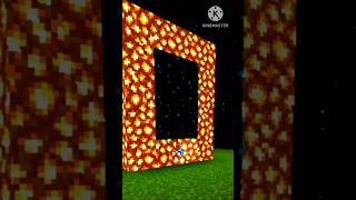 Minecraft glowstone portal Build hack🌟 [upl. by Anom]