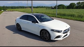 Mercedes A35 AMG Sedan Top speed 259 kmh on Autobahn [upl. by Abert]