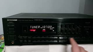 Pioneer vsx 3300 stereoreceiver test [upl. by Giacinta]