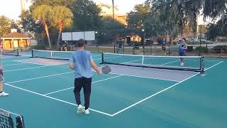 FEROCIOUSLY FAST HAND BATTLES 45 Pickleball at CCU in SC [upl. by Renado]