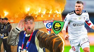 Das krasseste Derby in Polen 🇵🇱😱  Stadionvlog vom Rasen  Podolski lädt mich ein ⚽️  ViscaBarca [upl. by Anilas487]