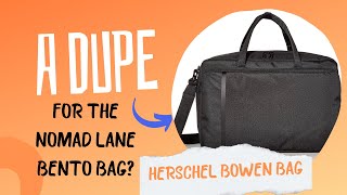 I found an affordable Nomad Lane Bento Bag dupe Check out the Hershel Bowen bag with me [upl. by Canon]