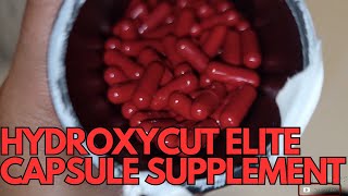 QUICK LOOK AT THE HYDROXYCUT ELITE CAPSULE SUPPLEMENT [upl. by Dincolo]