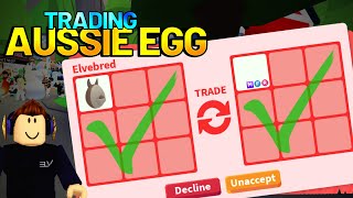 8 Big Trades For Aussie Egg Adopt Me [upl. by Meris]