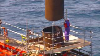 Offshore Platform Installation Jacket Installation and Topside Installation [upl. by Catie]