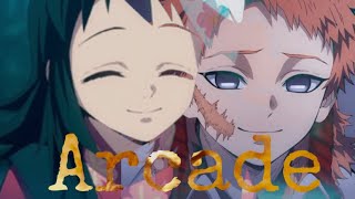 Sabito X Makomo Edit   Arcade   Demon Slayer [upl. by Elleiram]