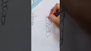 easy braids drawing for beginners and kids youtubeshorts trending viral art easy shortfeed [upl. by Flatto]