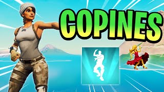 Copines 💃 Fortnite Montage NEW COPINES EMOTE [upl. by Nileuqaj]