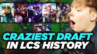 LS  THIS MIGHT BE THE COOLEST DRAFT IN LCS HISTORY ft Don Jake  100T vs NRG [upl. by Alisa]