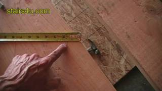 How To Subtract Tread Thickness From Bottom of Stringer [upl. by Eirised399]