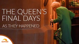 Queen Elizabeths final days as they happened  Royal News Today [upl. by Nork]