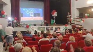 Jasmine Paolini la festa per loro olimpico nella sua Bagni di Lucca [upl. by Tertia]