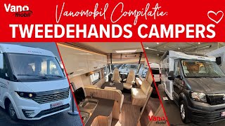 Compilatie Tweedehands campers  In de showroom bij Vanomobil [upl. by Sualokcin]