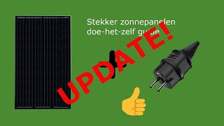 UPDATE Zonnepanelen met een gewone stekker maken [upl. by Irbua]