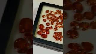 Natural Spessartite Garnets🧡 [upl. by Etteniotna]