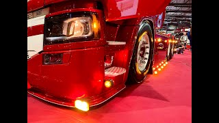 Scania V8 in Ciney Truck Show 2024 [upl. by Sinnel]