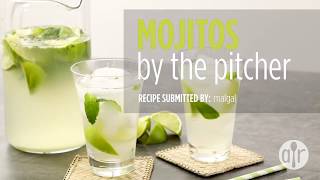 How to Make Mojitos By The Pitcher  Drink Recipes  Allrecipescom [upl. by Aryad720]