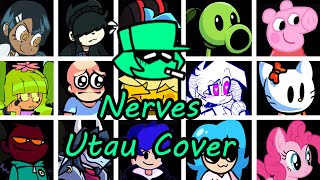 Nerves but Every Turn a Different Character Sings FNF Nerves Everyone Sings  UTAU Cover [upl. by Alper849]