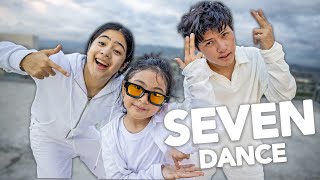 SEVEN  Jungkook Siblings Dance  Ranz and Niana ft Natalia [upl. by Nnylorac]