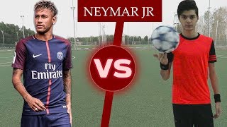 شاب عربي يتحدى نيمار فالمهارات  CHALLENGE VS NEYMAR [upl. by Alehtse211]