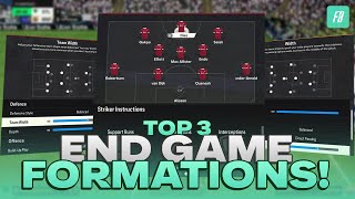 Top 3 END GAME Formations in FC 24 [upl. by Elyn]