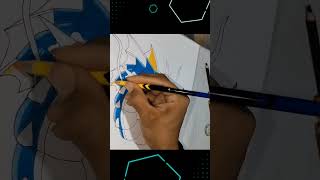 Drawing a MegaGyarados POKEMON [upl. by Ellissa]