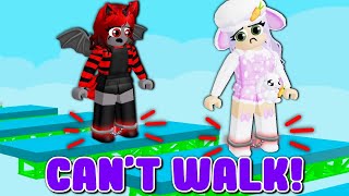 OBBY But YOU CANT WALK With Moody Roblox [upl. by Frolick]