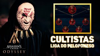 LIGA DO PELOPONESO  LOCALIZAÇÃO DOS CULTISTAS  TRAJE DA ESPARTANO  ASSASSINS CREED ODYSSEY [upl. by Rieger92]