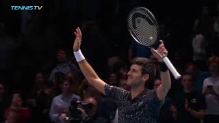 Djokovic beats Cilic as Zverev sets semifinal with Federer  2018 Nitto ATP Finals Highlights Day 6 [upl. by Rowell750]