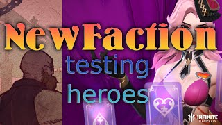 New Faction  Heroes Testing  Infinite Magicraid [upl. by Agnimod]