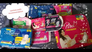 Sanitary pads recommendation and review Sofy Stayfree paree [upl. by Lyrahc]