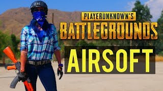 Airsoft Player Unknowns Battlegrounds  Player Unknowns Battlegrounds in Real Life with Airsoft [upl. by Oiracam]