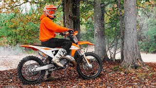 FMF Shorty KTM 150 SX  Raw 2 Stroke Sound [upl. by Hawken748]