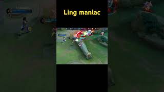 Ling insane damage maniac shorts mobilelegends ytshorts [upl. by Iverson168]