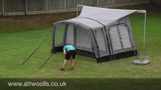 Vango Sonoma Awning Pitching amp Packing Video [upl. by Arihaj]