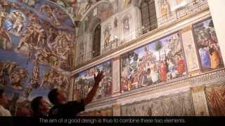 Highly modern LED lighting for the Sistine Chapel [upl. by Nivej]