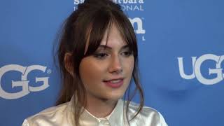 SBIFF 2022  Virtuosos Award  Emilia Jones Red Carpet Interview [upl. by Ocko]