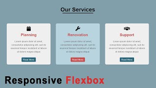 Responsive Our Services Page  Our Services Page In HTML and CSS  HTML CSS Tutorial [upl. by Marve]