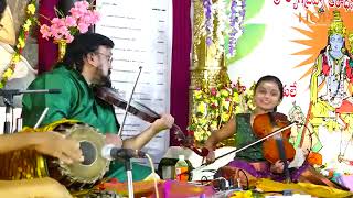 sri gananatham bhajamyahamkanakangi on violin by c s anuroop and ganga sasidharan 🎻🎻🎻 [upl. by Sirrep]