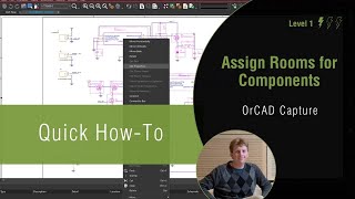 OrCAD Capture Tutorial How to Assign Rooms for Components [upl. by Pacifa]