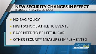 IredellStatesville Schools implement new security measures for high school athletic events [upl. by Llet]