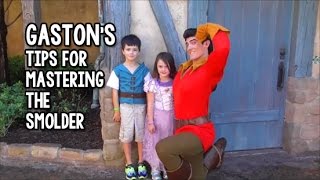 Meeting Gaston at Magic Kingdom  Scarletts Playdate [upl. by Lemuela]