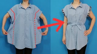 Sewing Tips and Tricks How to Downsize a blouse to fit you perfectly [upl. by Antonina]