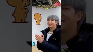 Taehyung rocked 😎 Namjoon shocked 🤣 btsfunnymoments shorts bts btsshorts [upl. by Enahpad]