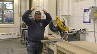 Safety Miter Saw Safety Video [upl. by Denzil]